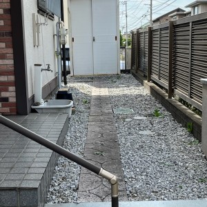 横須賀市Ｉ邸　外構工事【施工前～施工中】